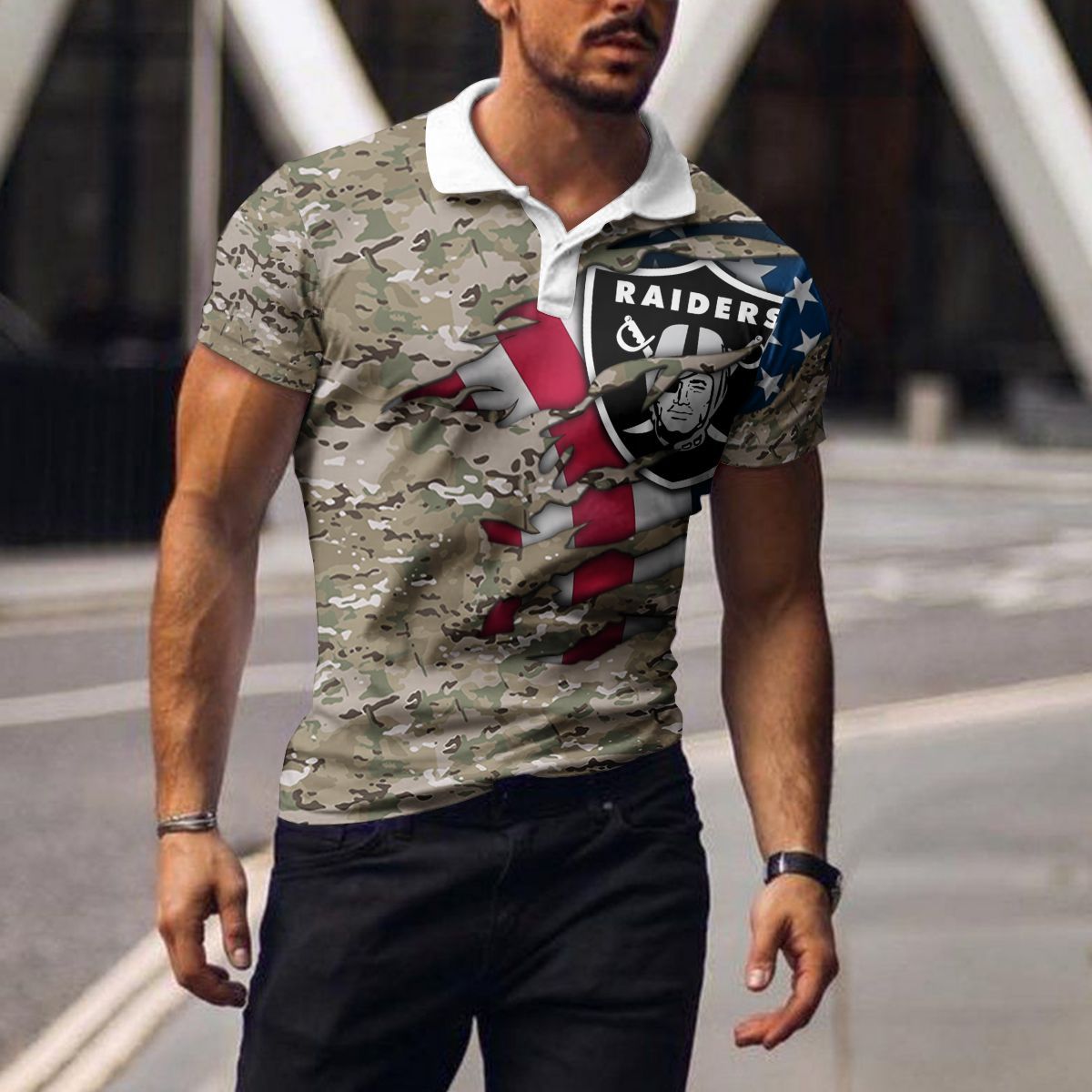 las vegas raiders polo t shirt 031 fhznh