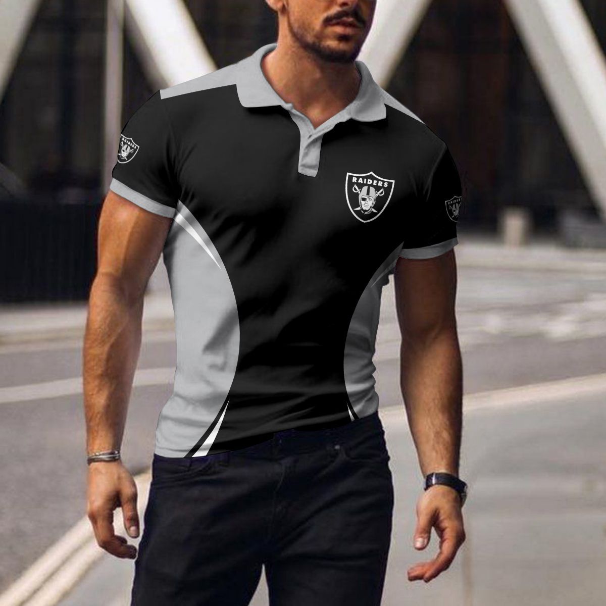 las vegas raiders polo t shirt 049 maij9