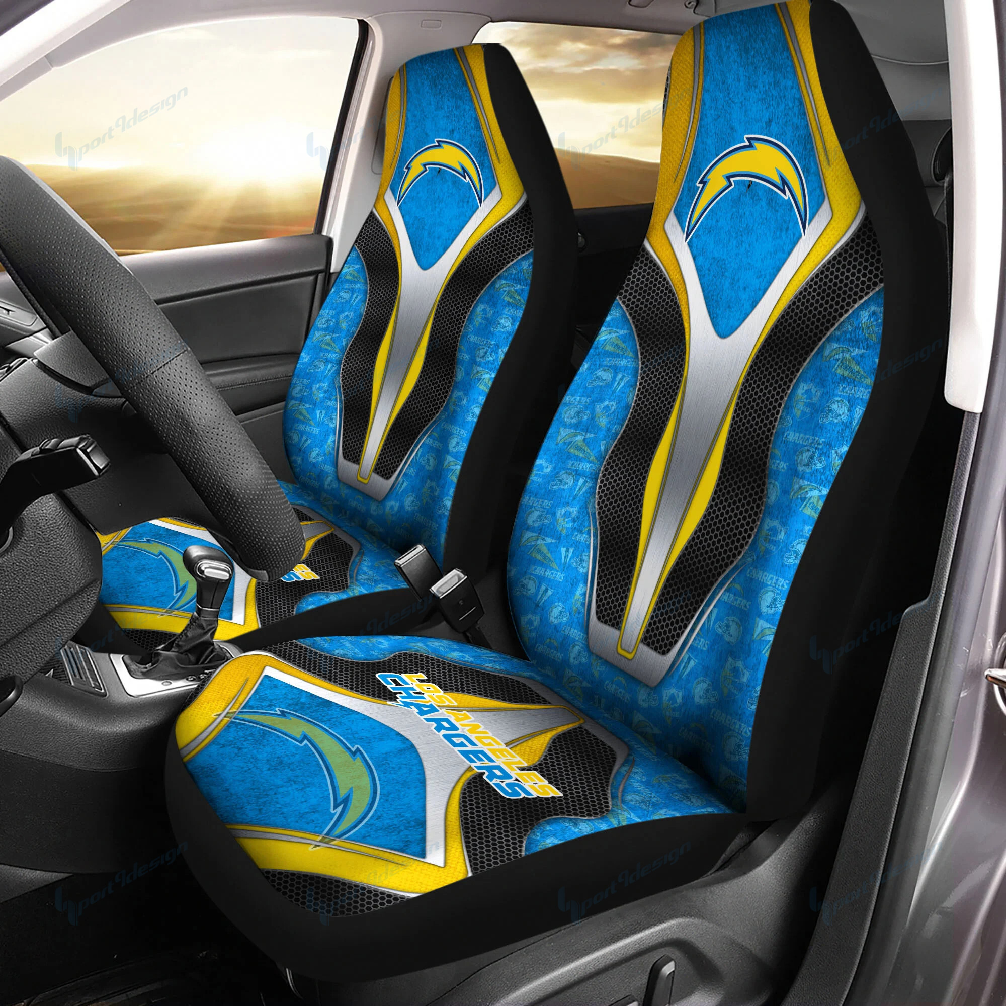 los angeles chargers car seat covers bg40 q7muf