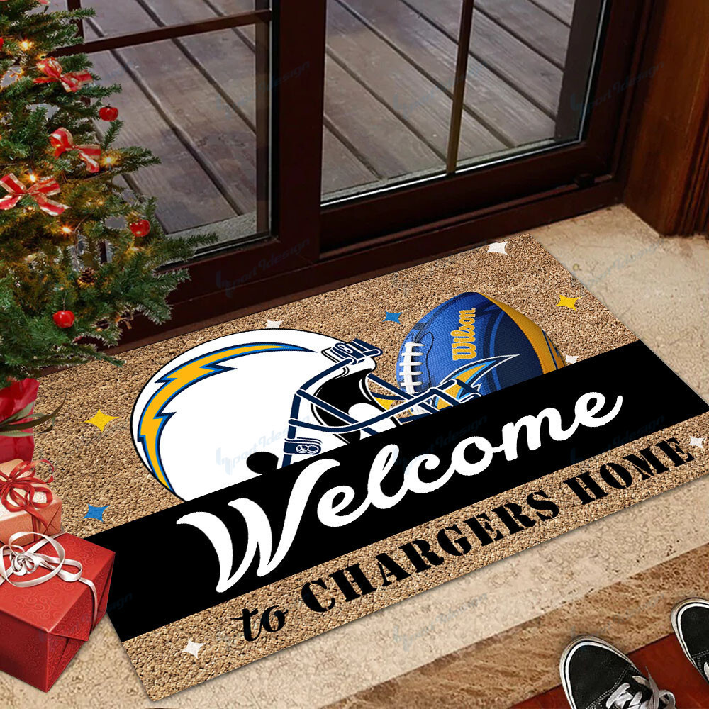 los angeles chargers doormat bg85 vsivd
