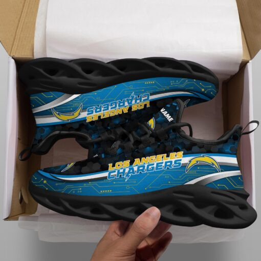 los angeles chargers personalized yezy running sneakers 98 fziev