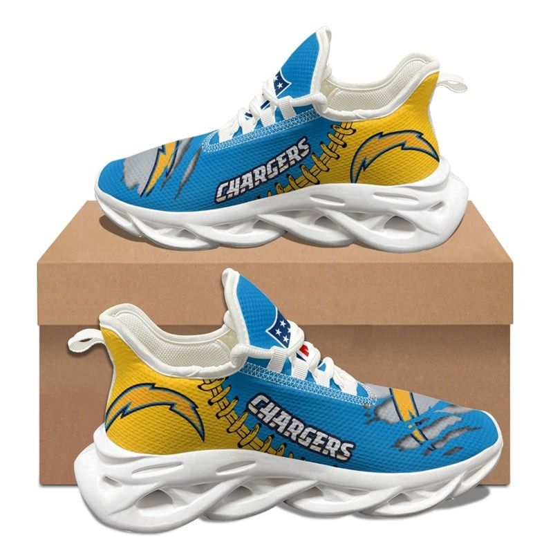 los angeles chargers sneakers 3d max soul shoes lyaqy