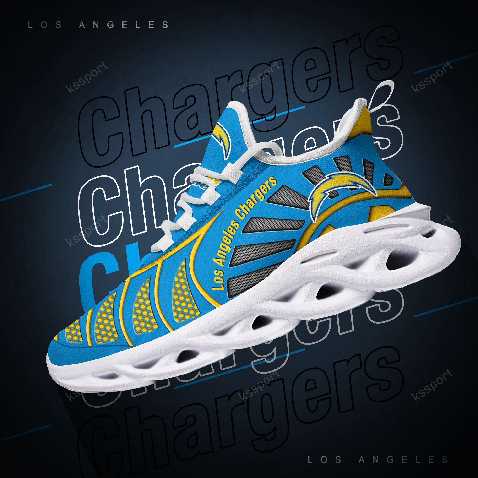 los angeles chargers yezy running sneakers bb12 h6zn5