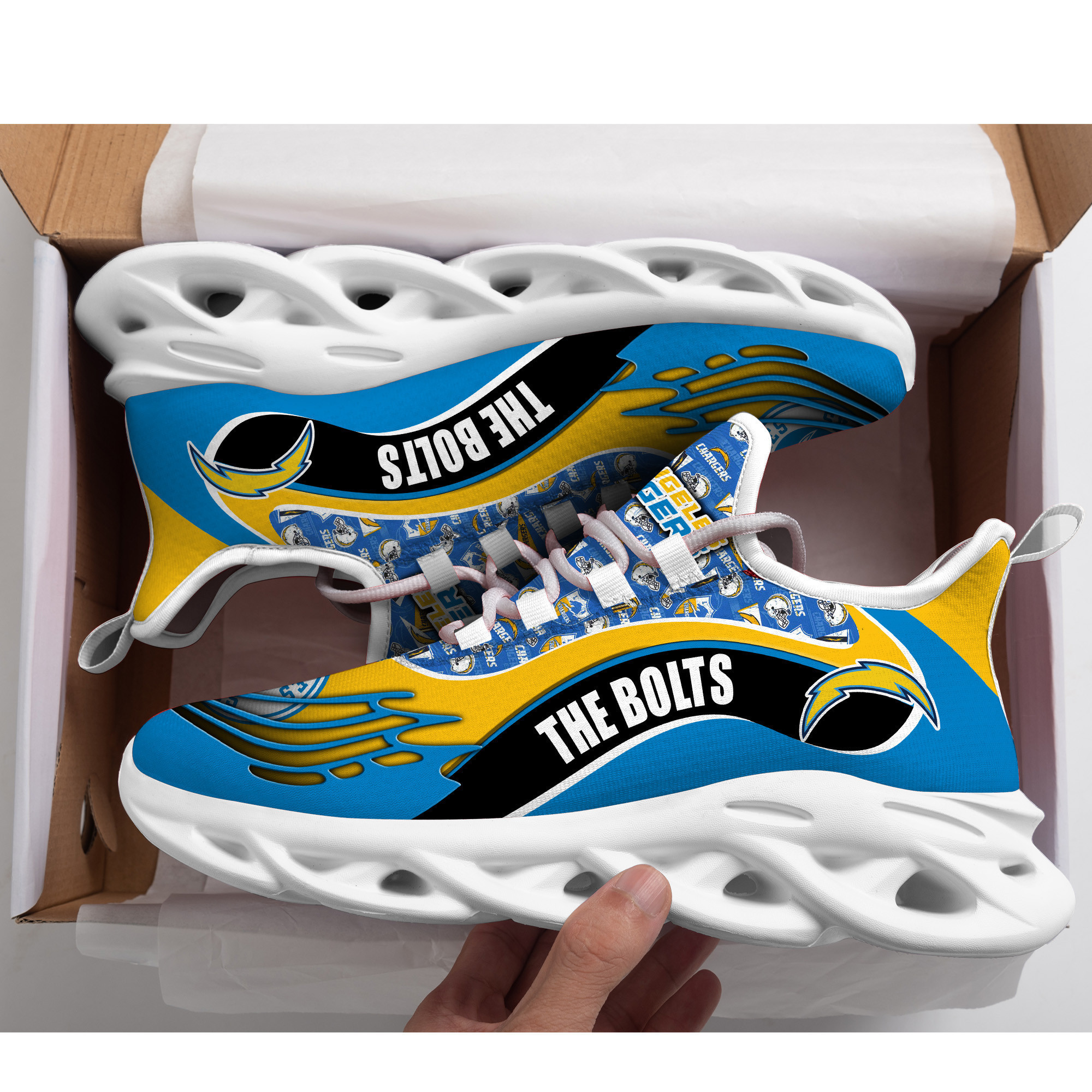 los angeles chargers yezy running sneakers bb172 aticl
