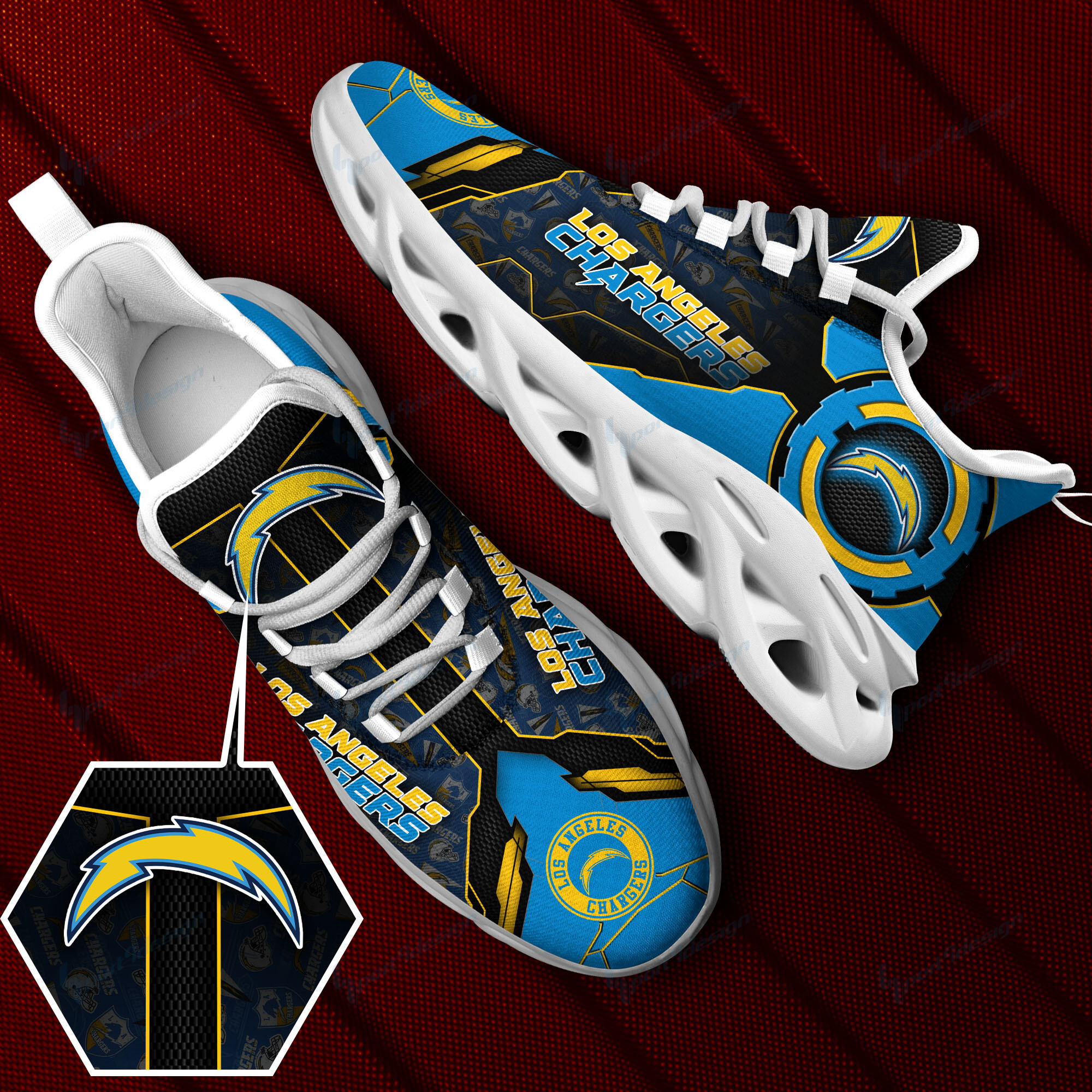 los angeles chargers yezy running sneakers spd21 7wa0n