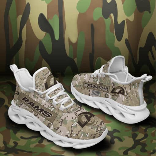 los angeles rams personalized yezy running sneakers 935 4qpky