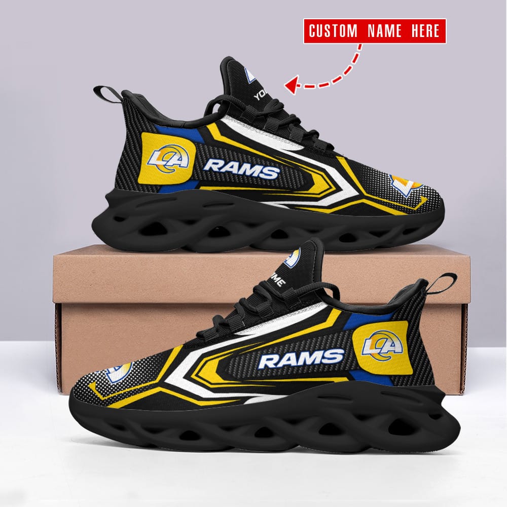 los angeles rams personalized yezy running sneakers bb373 godoe