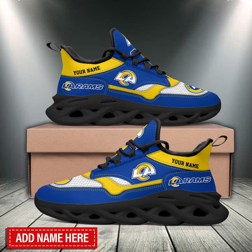 los angeles rams personalized yezy running sneakers bb380 8q9sl