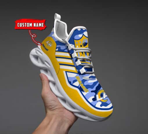 los angeles rams personalized yezy running sneakers bg230 4iyvb