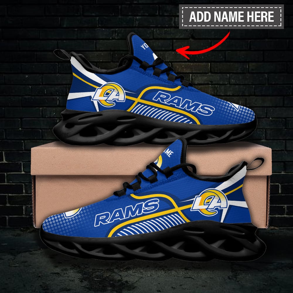 los angeles rams personalized yezy running sneakers bg265 zkgbs