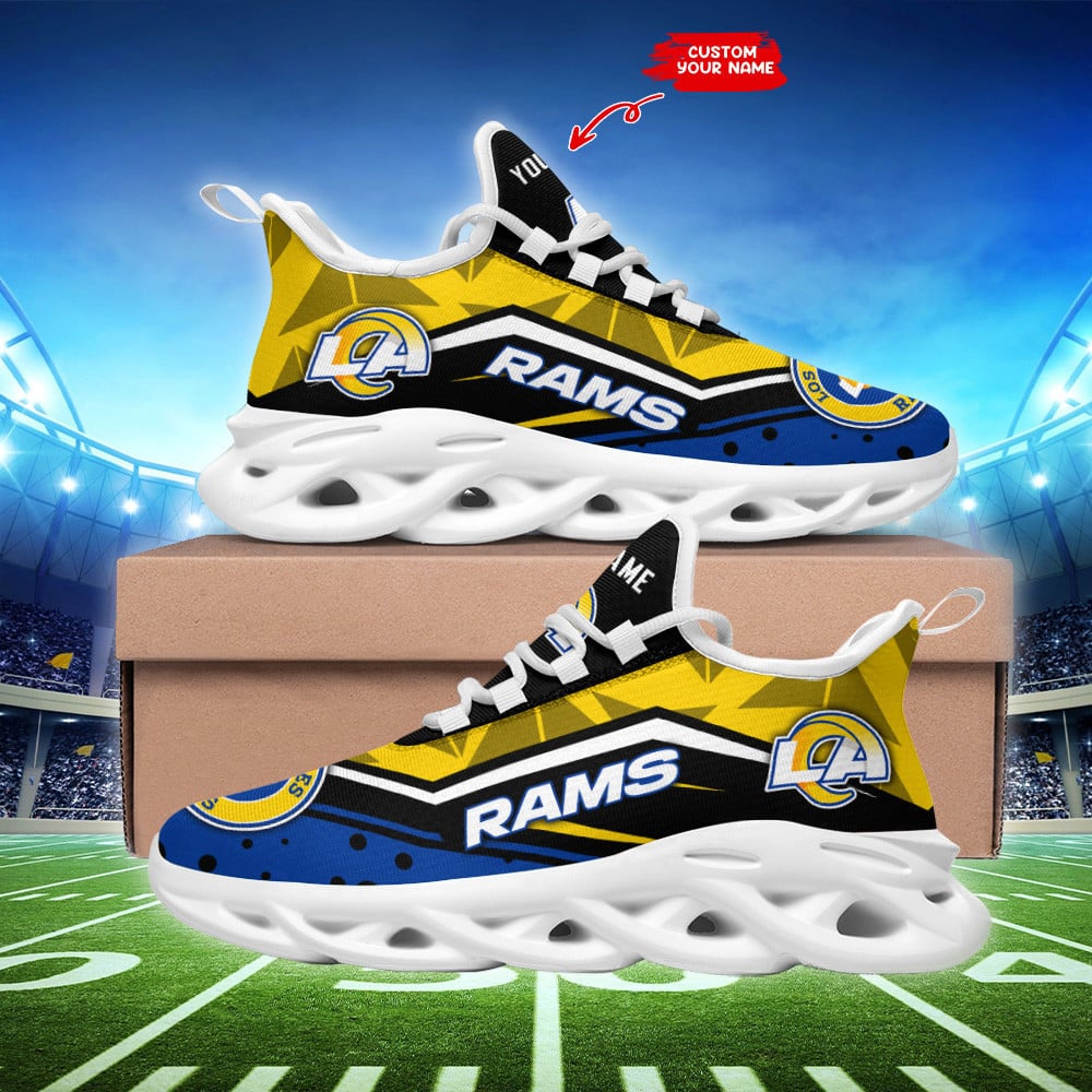 los angeles rams personalized yezy running sneakers spd271 rx9qu