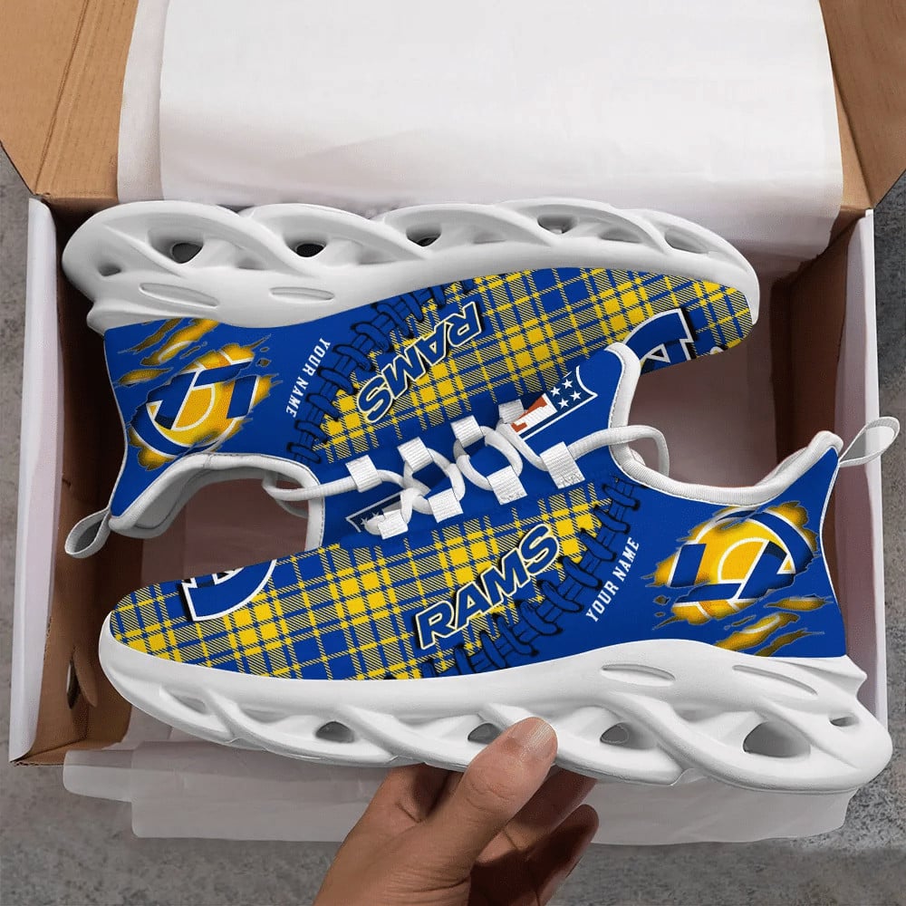 los angeles rams personalized yezy running sneakers spd293 u4gzp