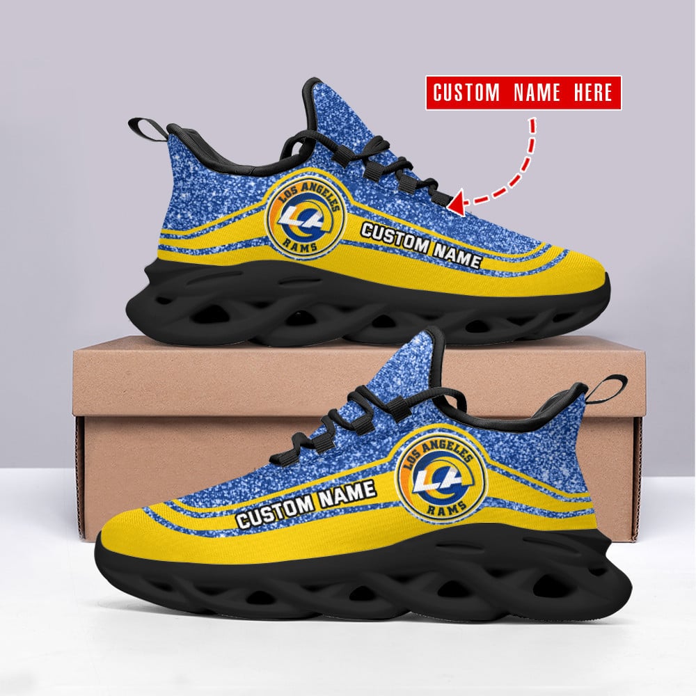 los angeles rams personalized yezy running sneakers spd364 fqeue