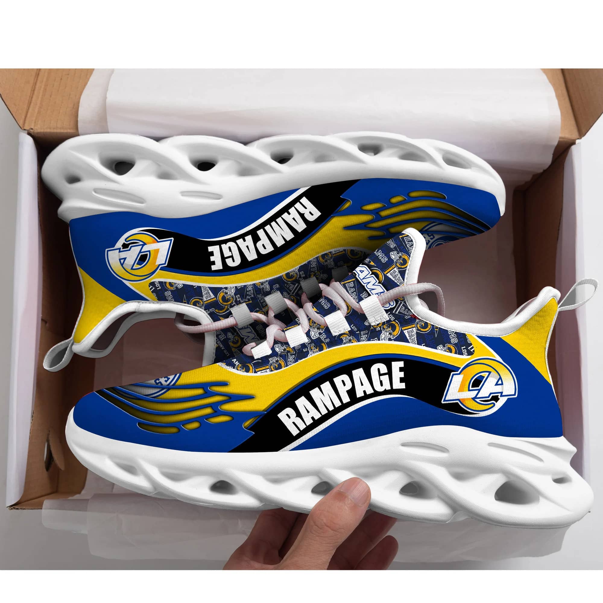 los angeles rams yezy running sneakers bb186 quque