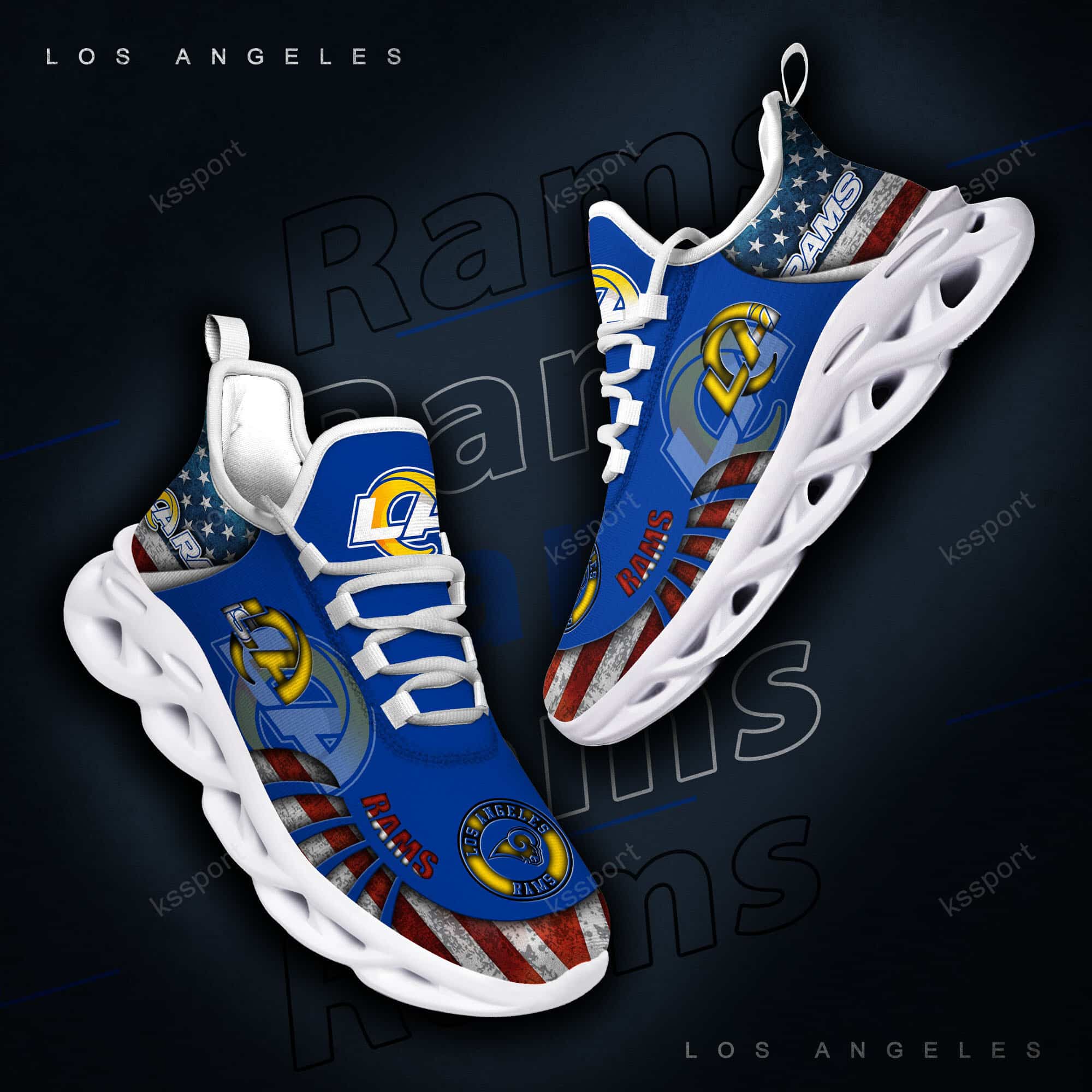 los angeles rams yezy running sneakers bg821 im21i