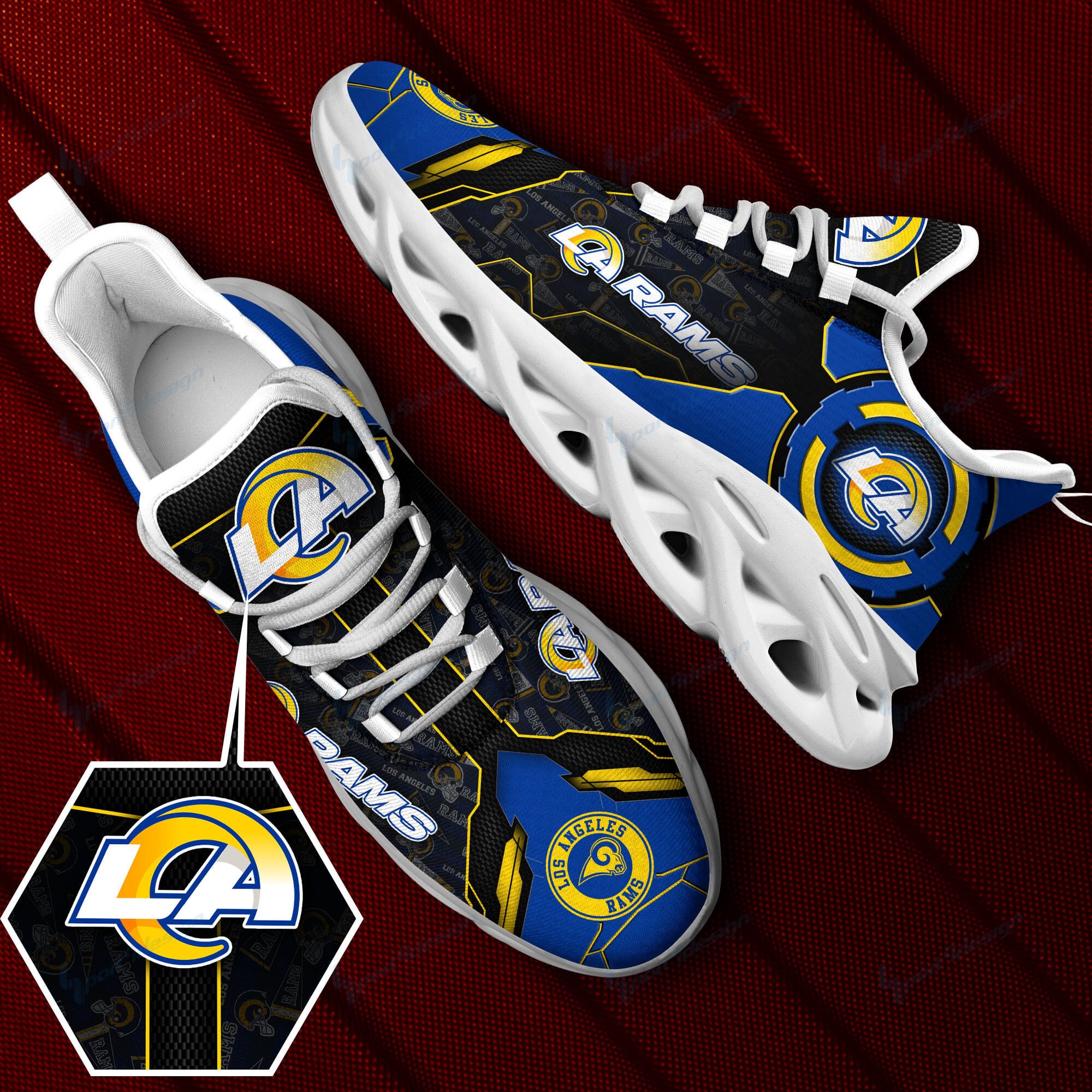 los angeles rams yezy running sneakers spd22 yvfez