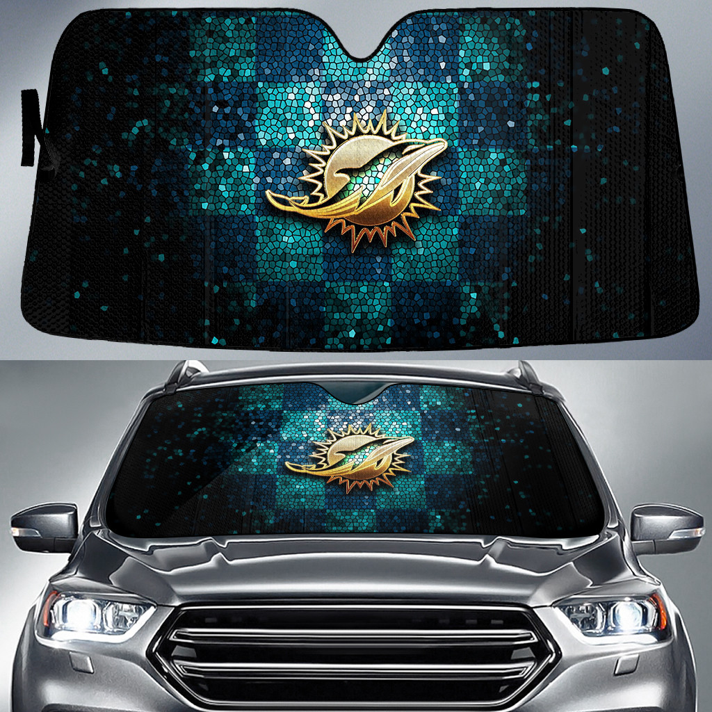miami dolphins auto sun shade bg101 40sdg