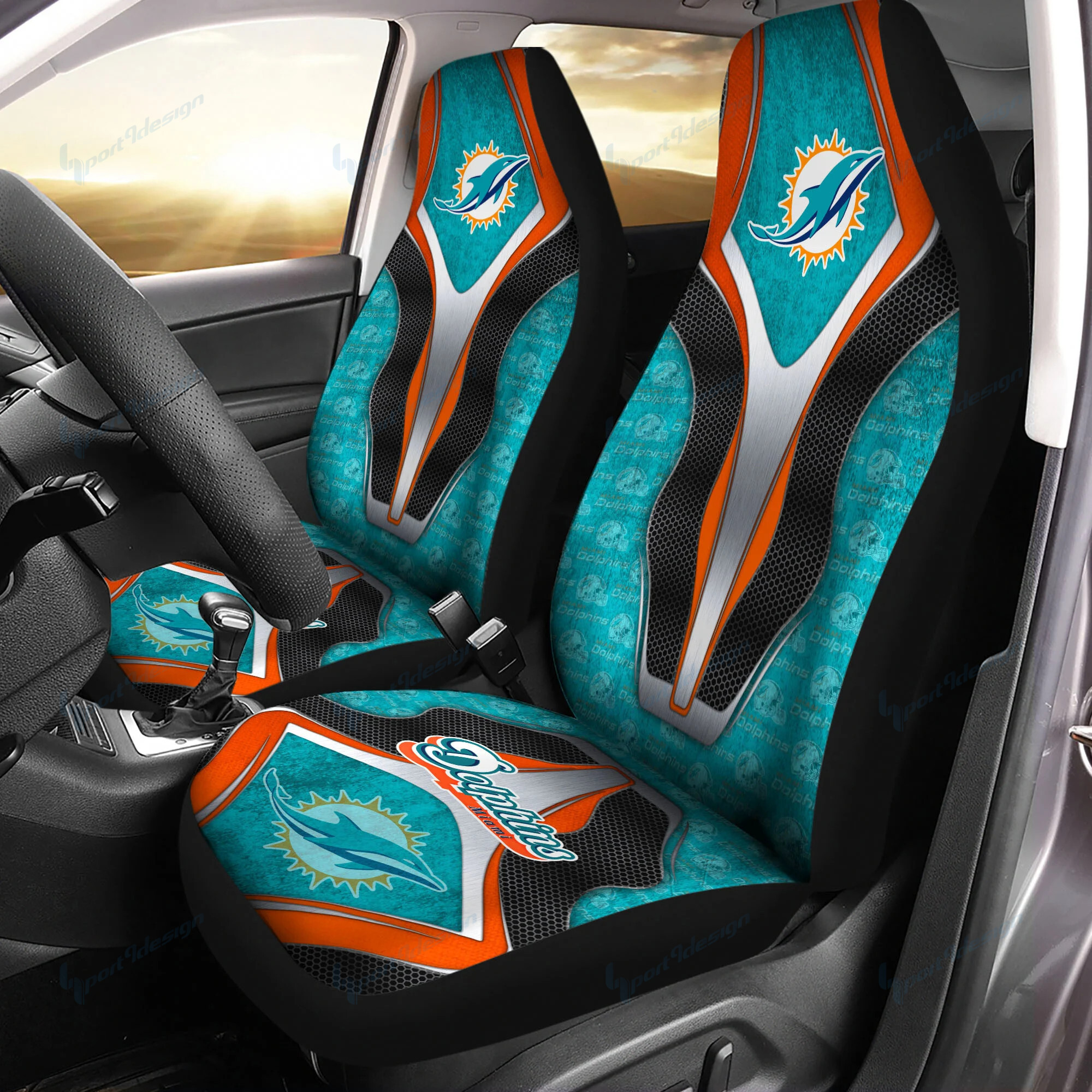 miami dolphins car seat covers bg42 bub8a