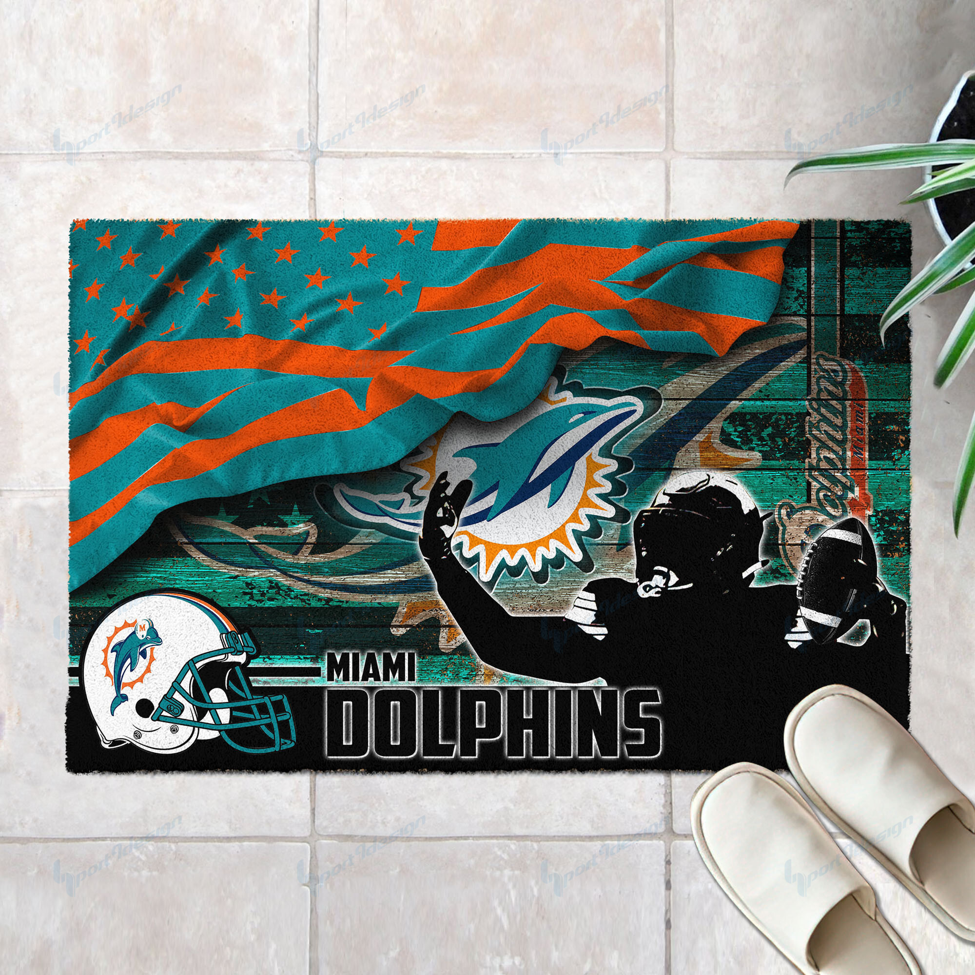 miami dolphins doormat bg49 isw3o