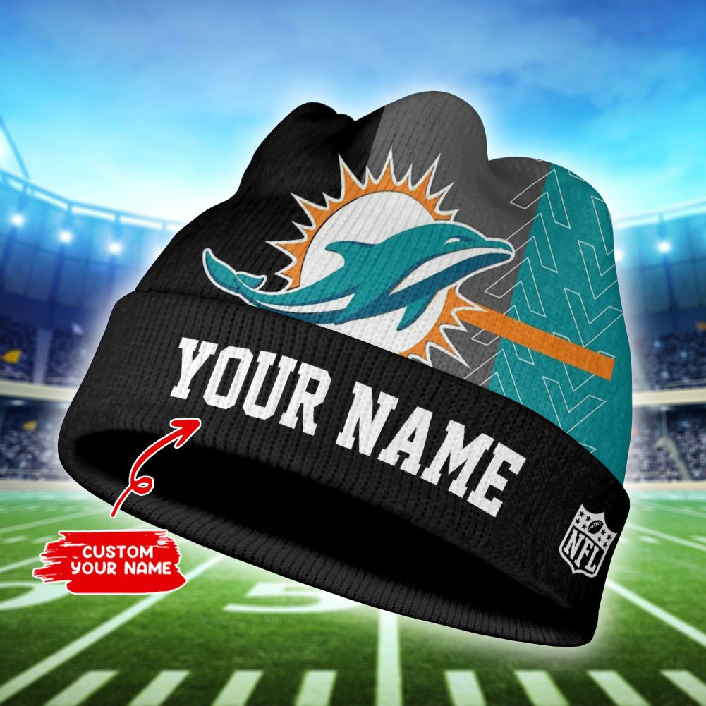 miami dolphins personalized wool beanie 149 nzul7