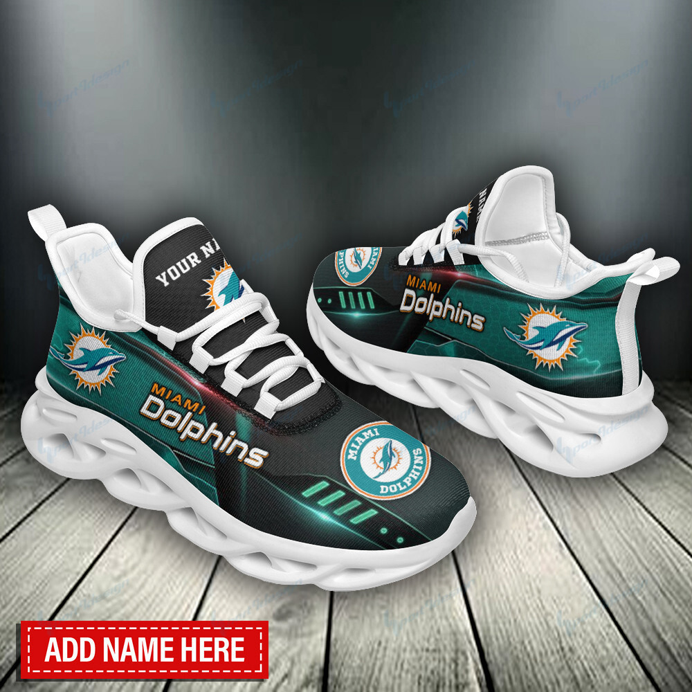 miami dolphins personalized yezy running sneakers bb801 ih75g