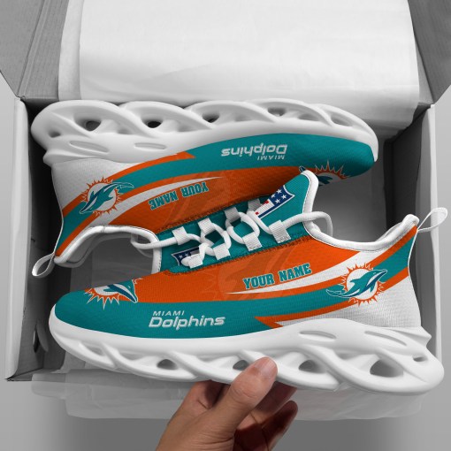 miami dolphins white max soul shoes custom your name sports gift for fan sport gifts ehivm 53410 ranzc