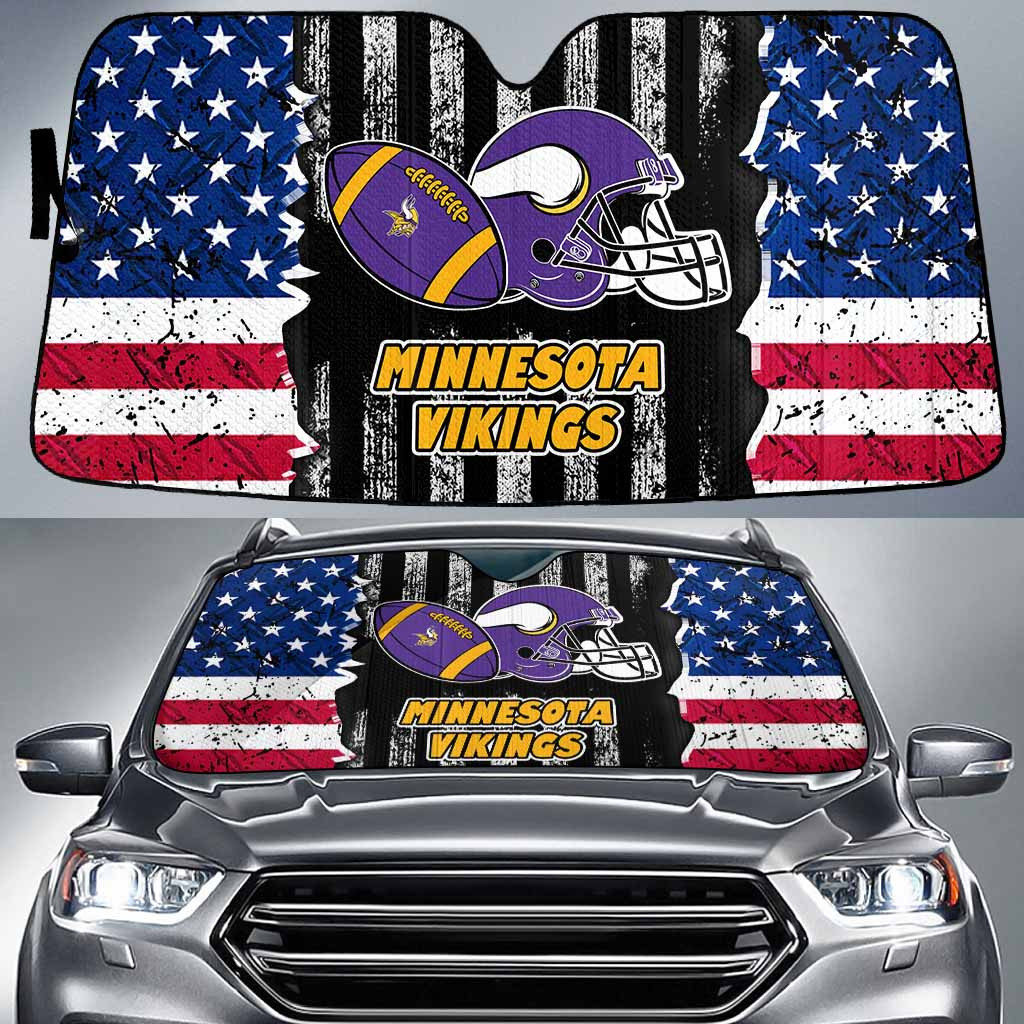 minnesota vikings auto sun shade bg113 05bct