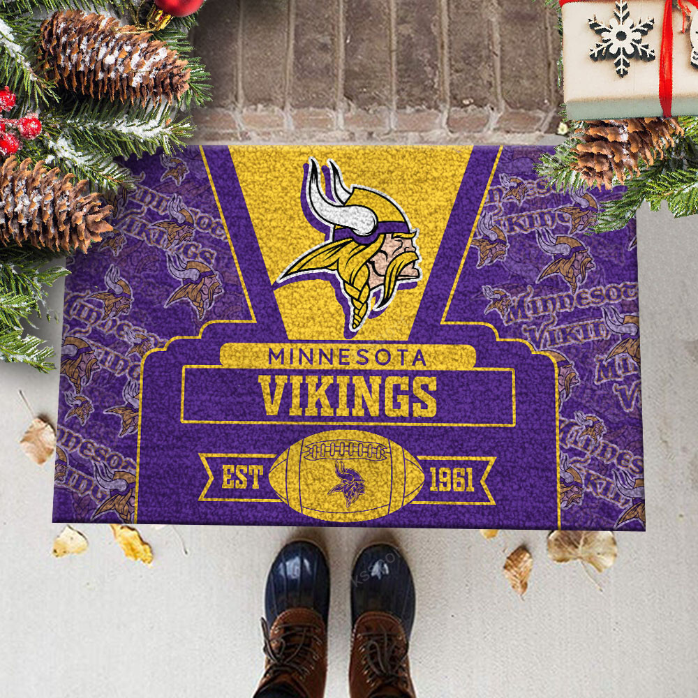 minnesota vikings doormat bg173 lkj4y