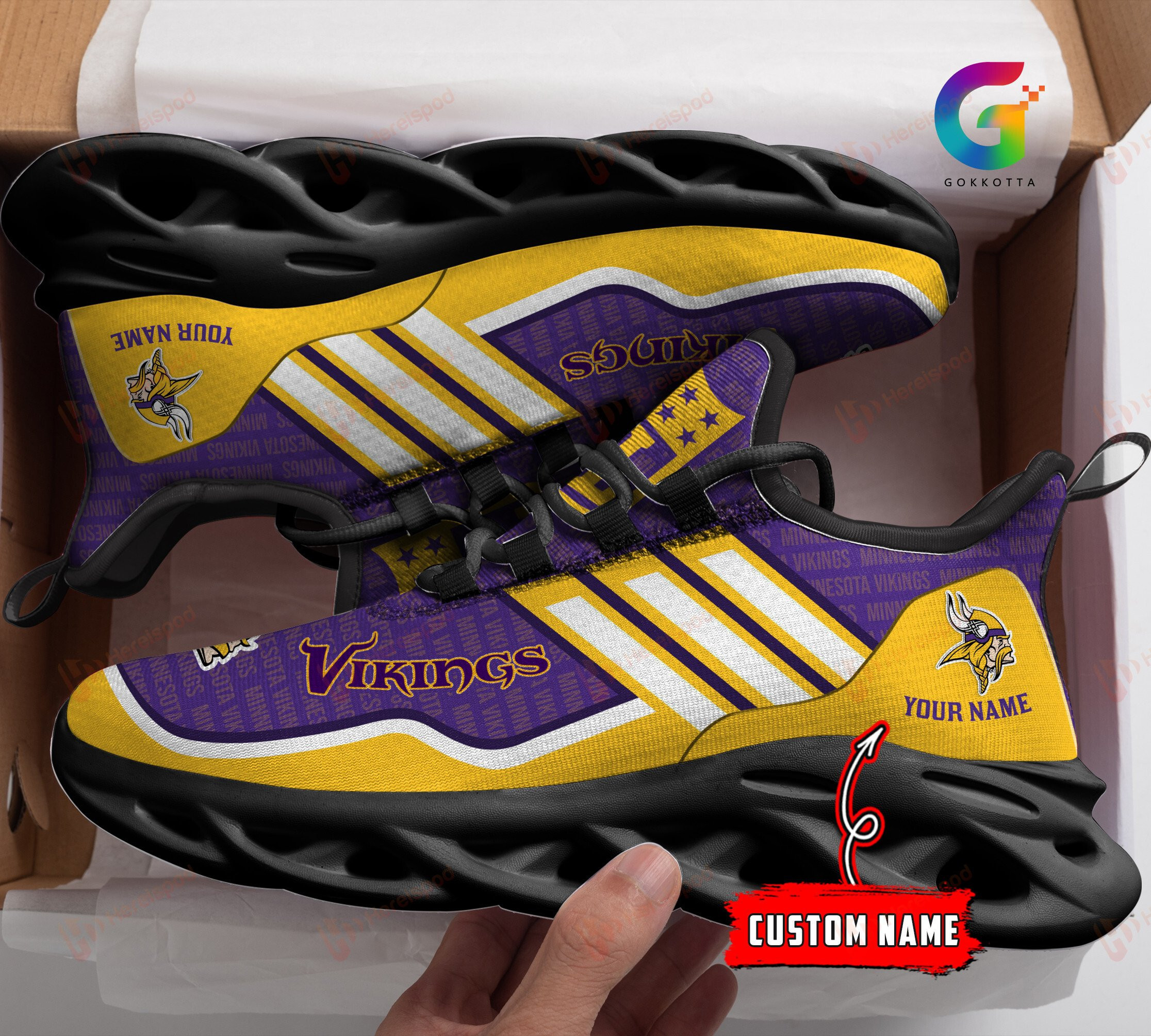 minnesota vikings personalized yezy running sneakers 154 ucaib