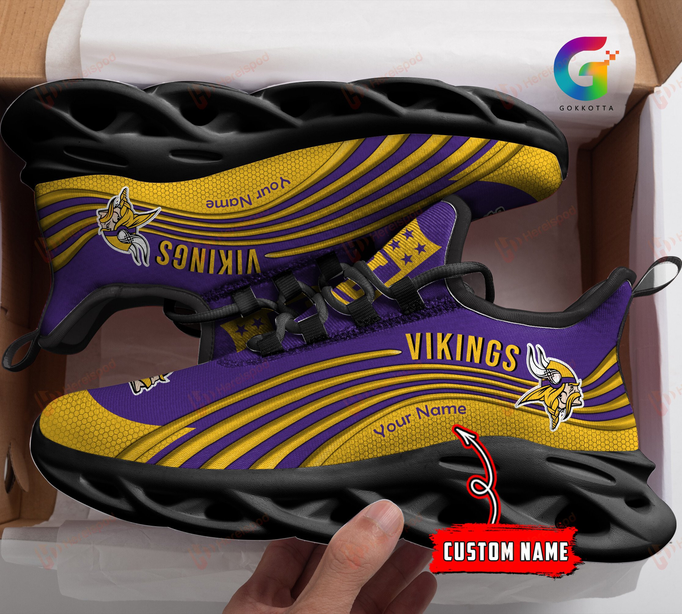 minnesota vikings personalized yezy running sneakers 184 9jntr