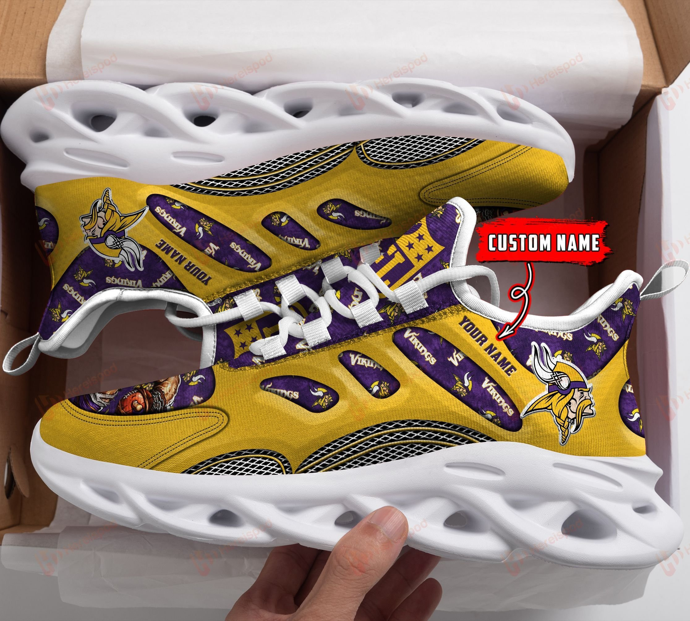 minnesota vikings personalized yezy running sneakers 207 ym7on