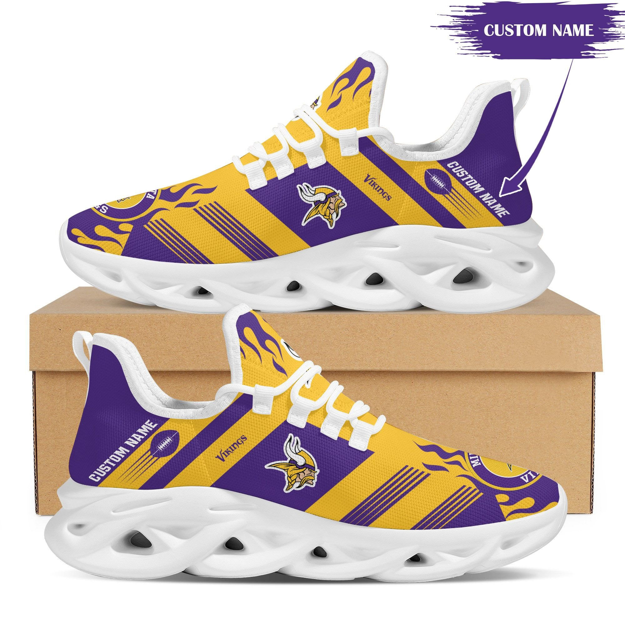 minnesota vikings personalized yezy running sneakers bb581 iajh2