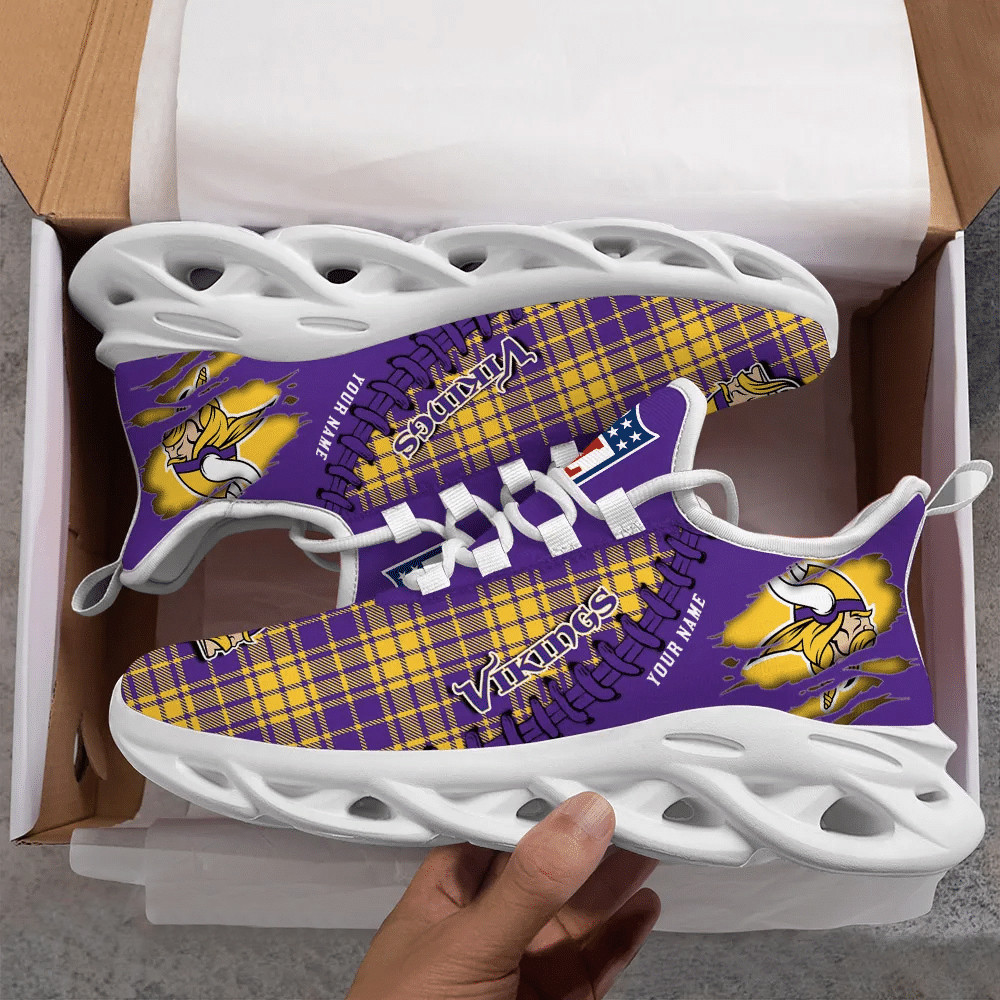 minnesota vikings personalized yezy running sneakers spd295 aoqxi