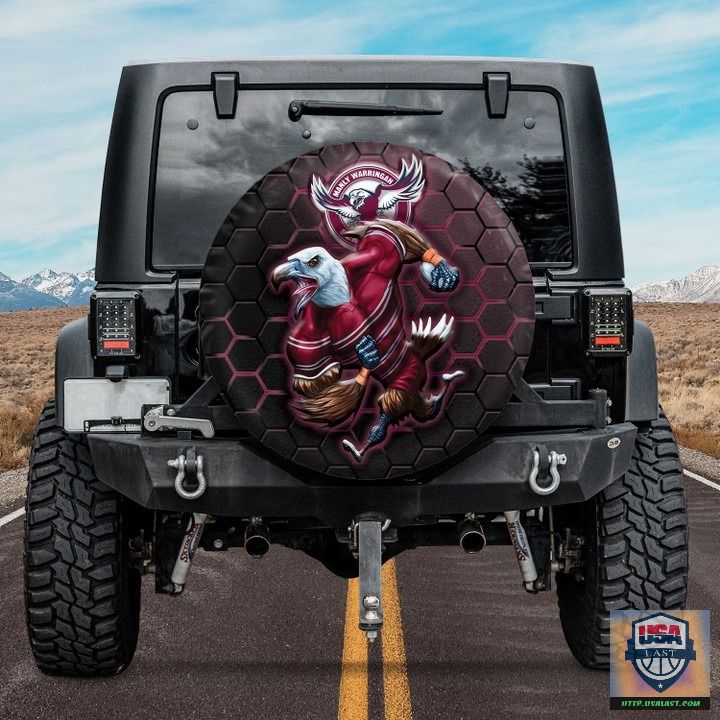 nCJfLGJu BDT270522 57xxxManly Warringah Sea Eagles NRL Mascot Spare Tire Cover