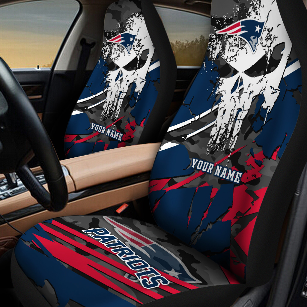 new england patriots personalized car seat covers bg327 iahfn