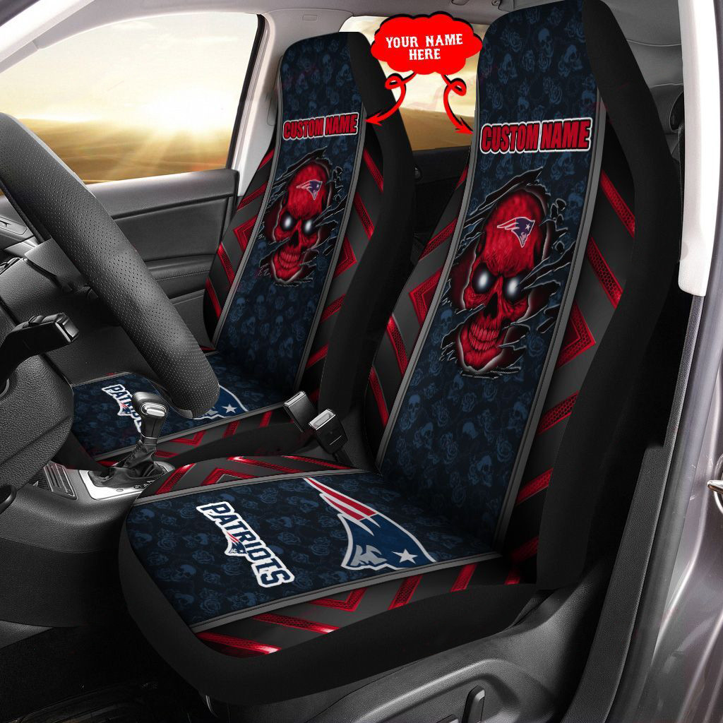 new england patriots personalized car seat covers bg459 z1fun