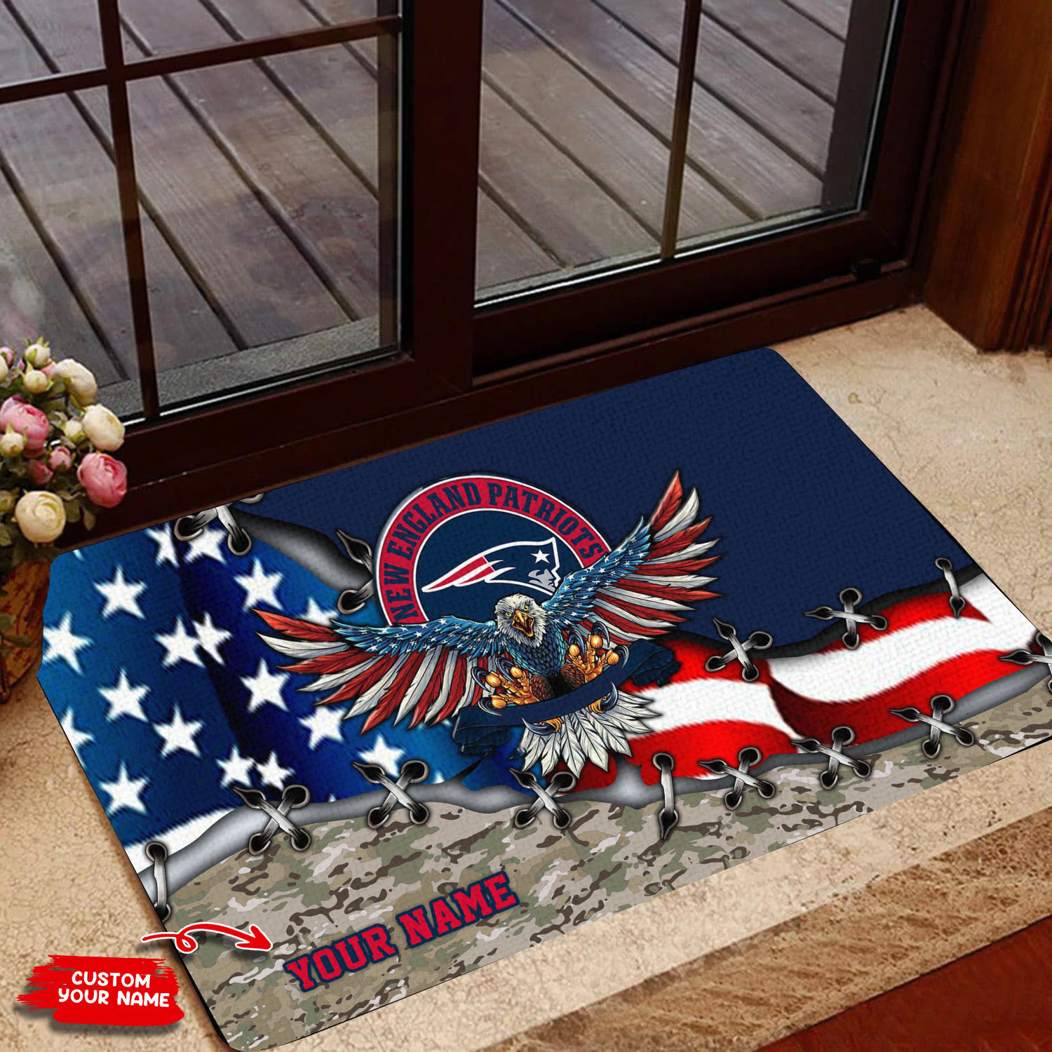 new england patriots personalized doormat bg112 mti6m