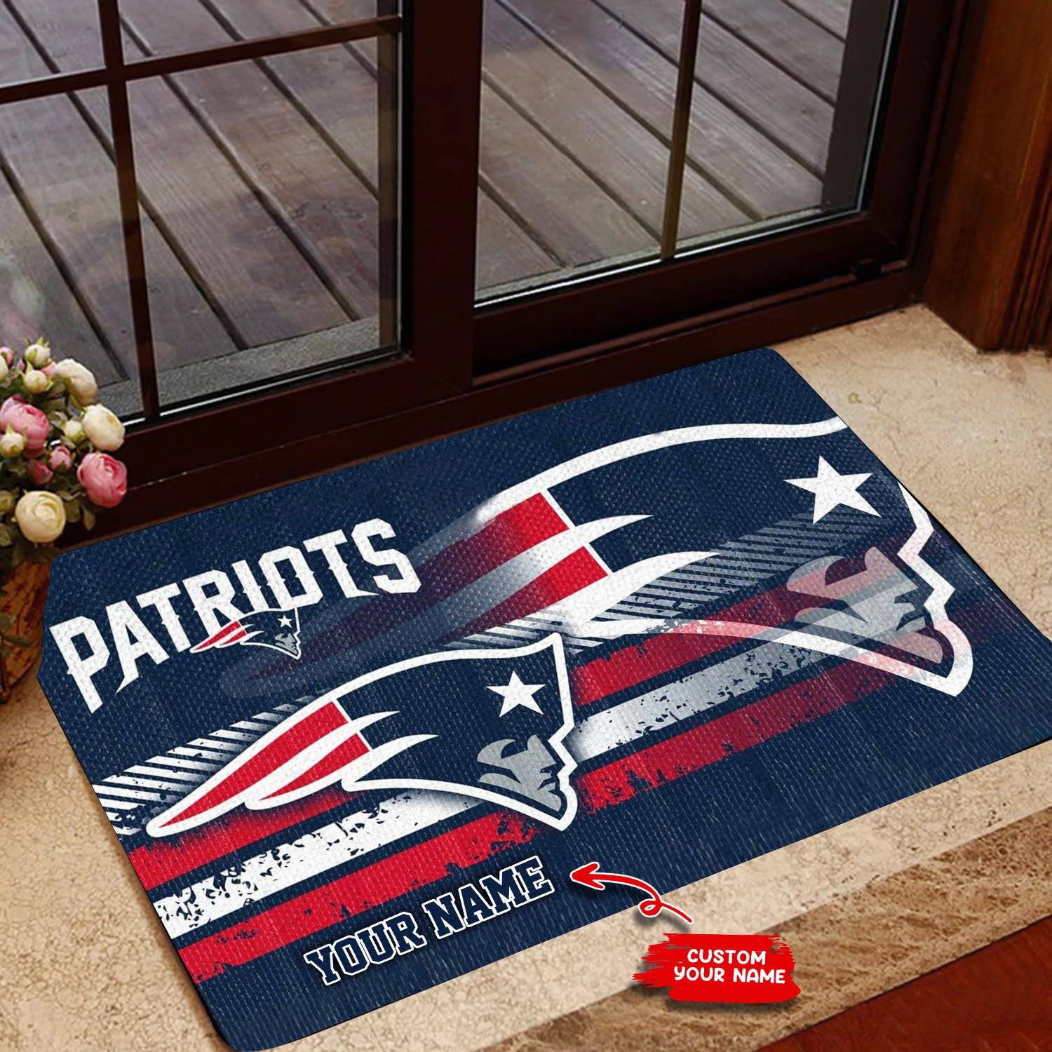 new england patriots personalized doormat bg99 wlxtc