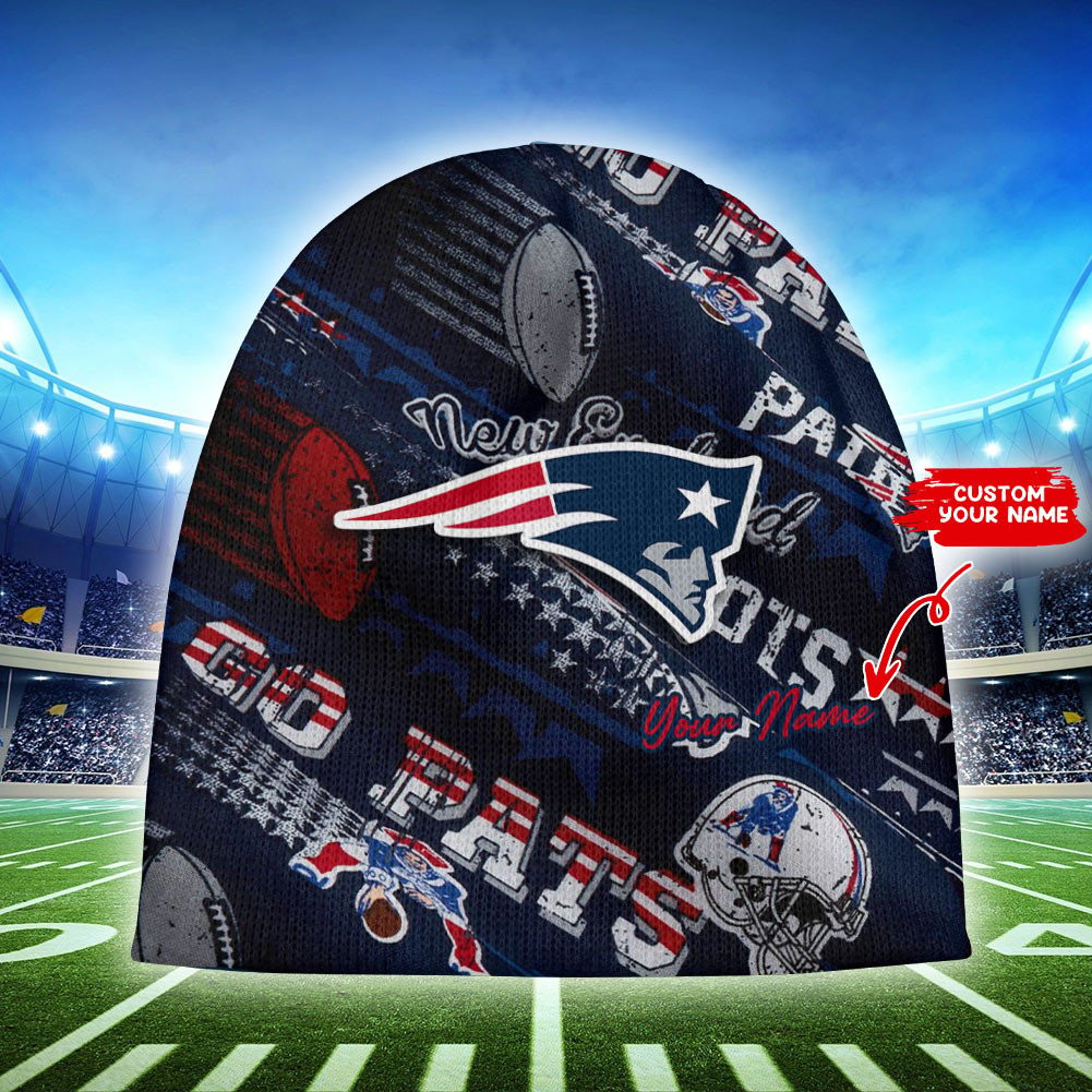 new england patriots personalized wool beanie 143 elbfs