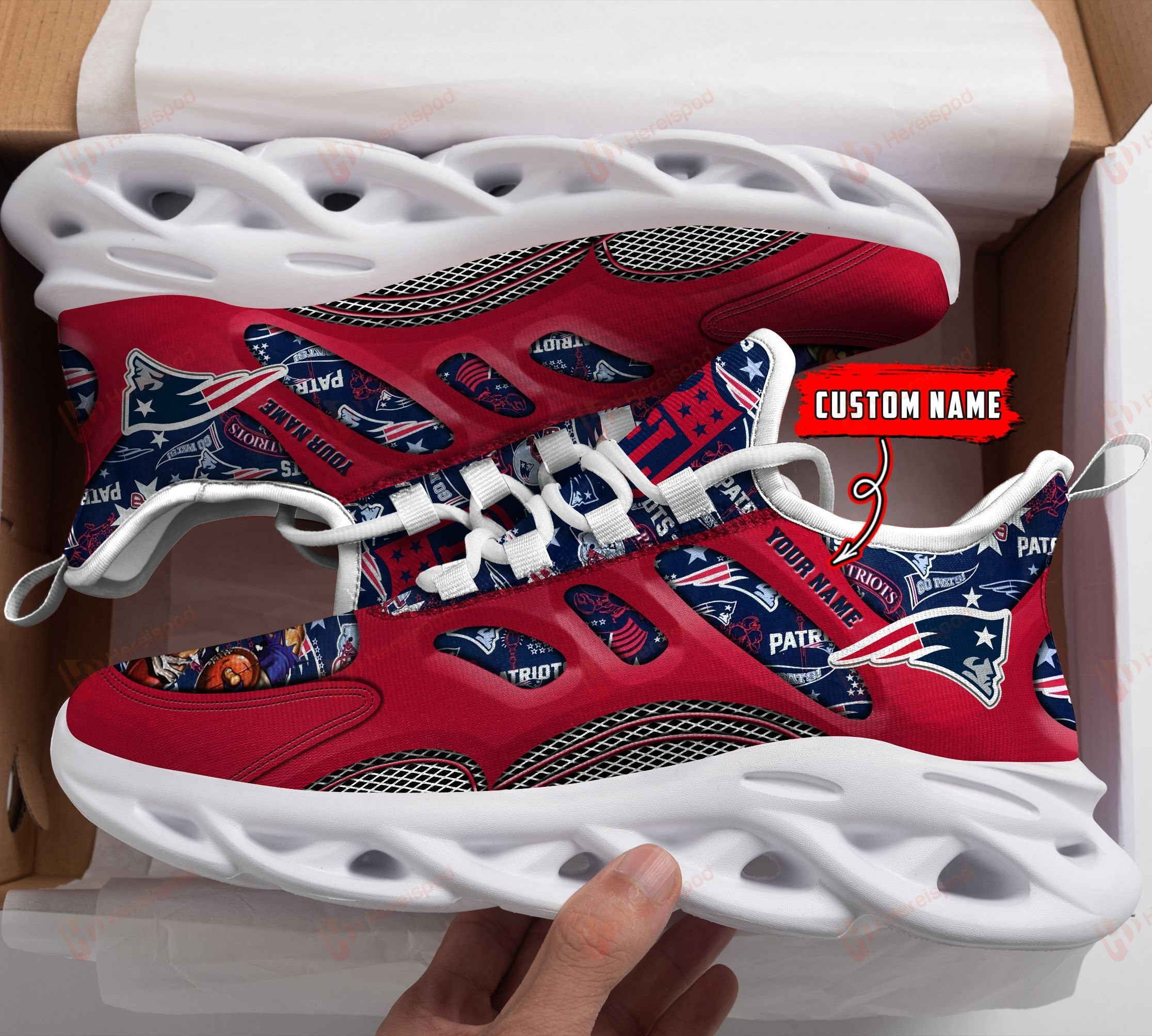 new england patriots personalized yezy running sneakers 188 v4jit