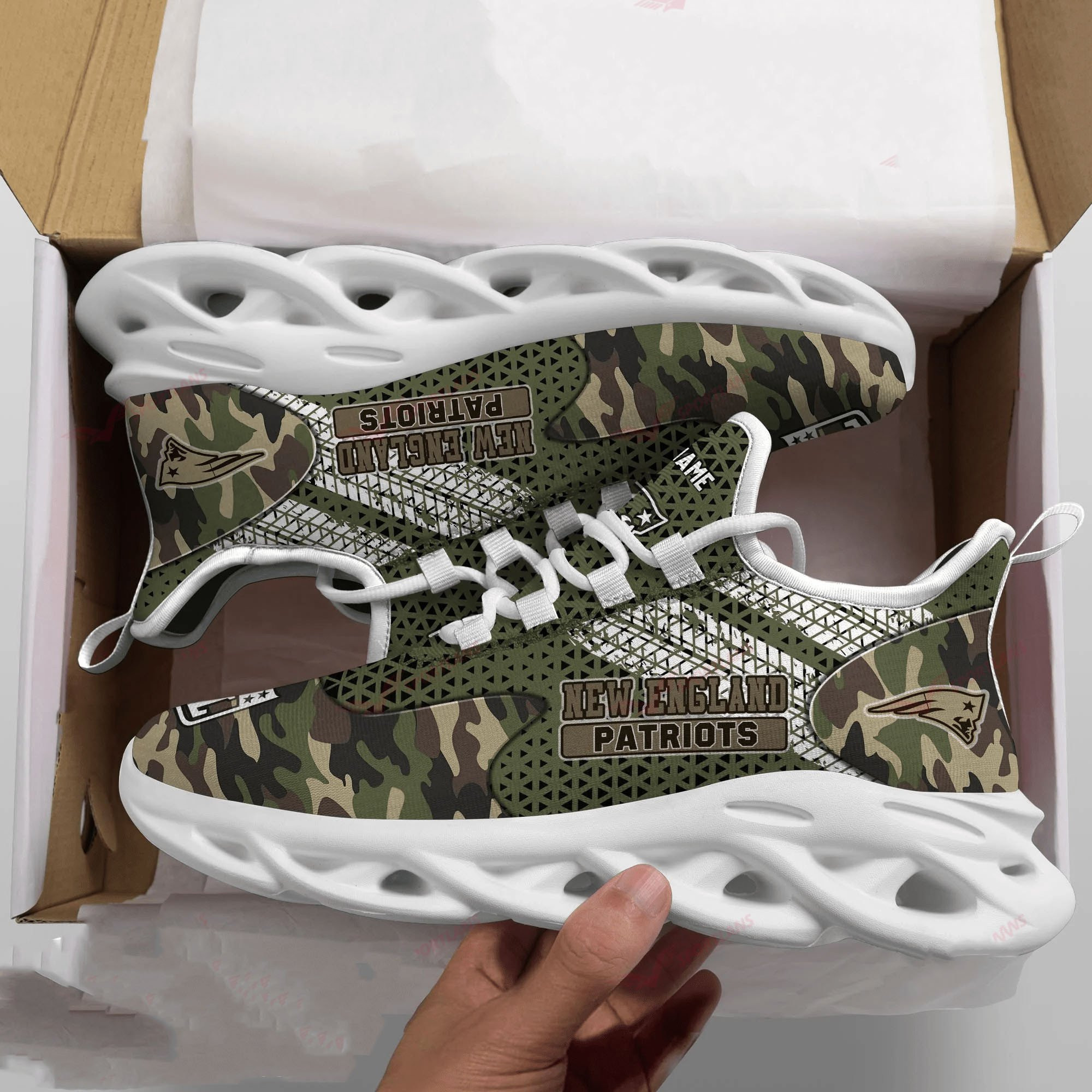 new england patriots personalized yezy running sneakers spd611 pvbsi