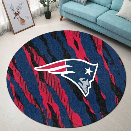 new england patriots round rug 50 3d4pp