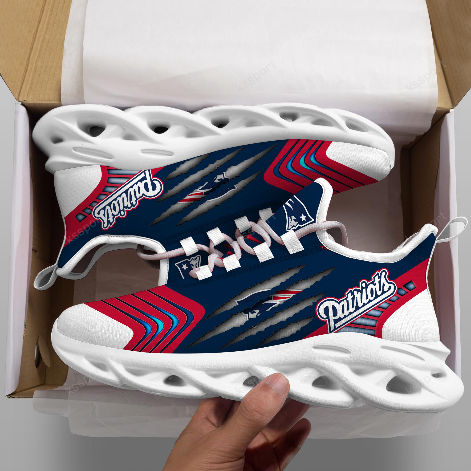 new england patriots yezy running sneakers bb407 a9x7p