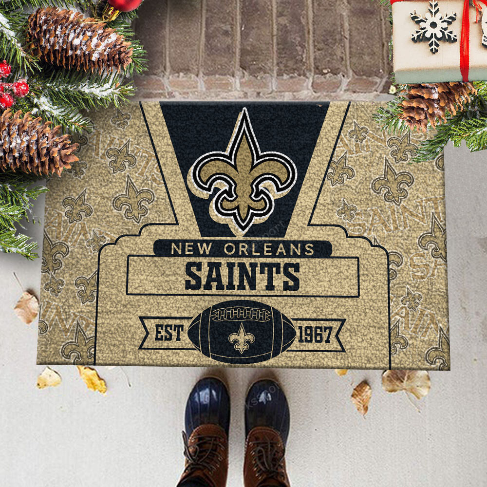 new orleans saints doormat bg174 0yygq