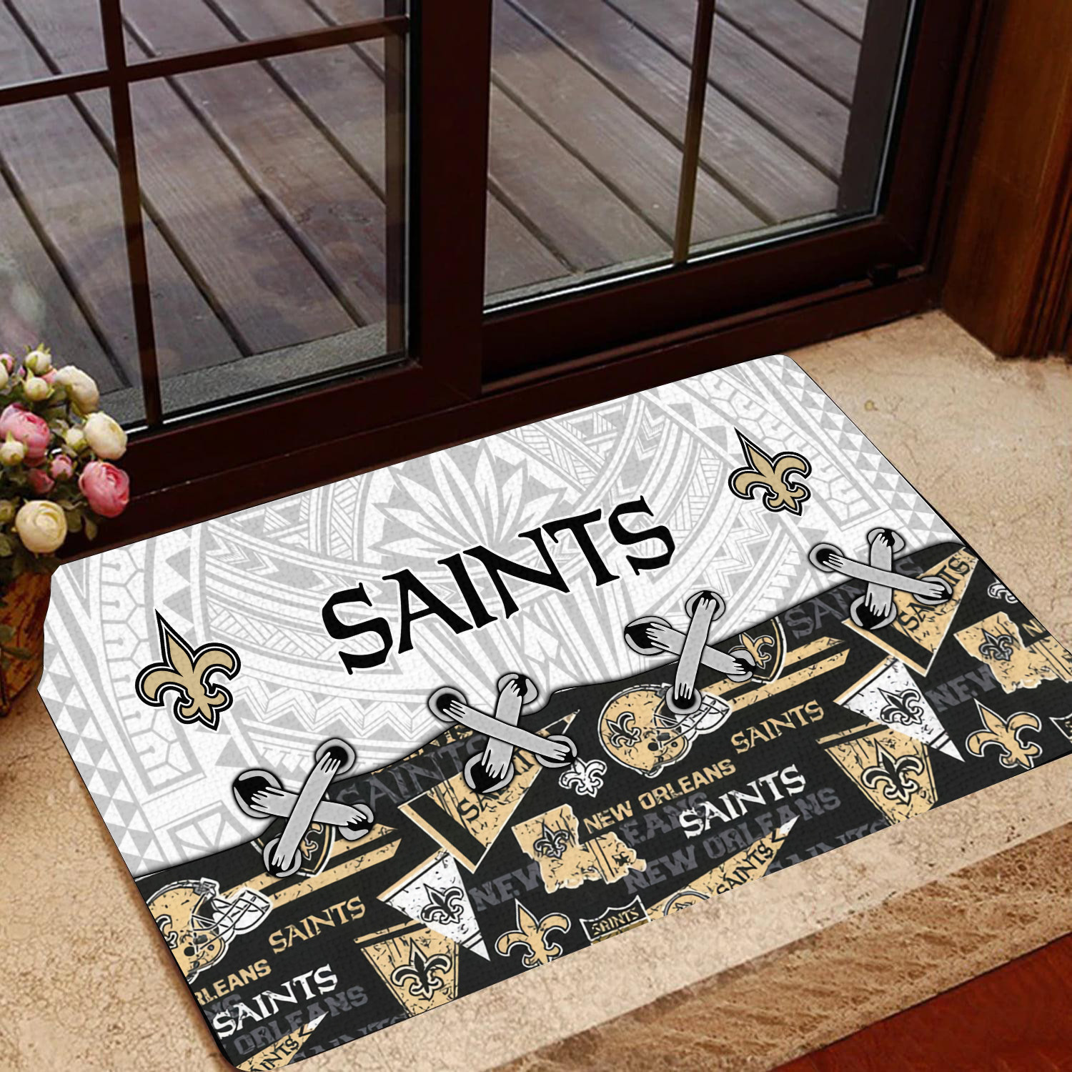 new orleans saints doormat bg218 2bttw
