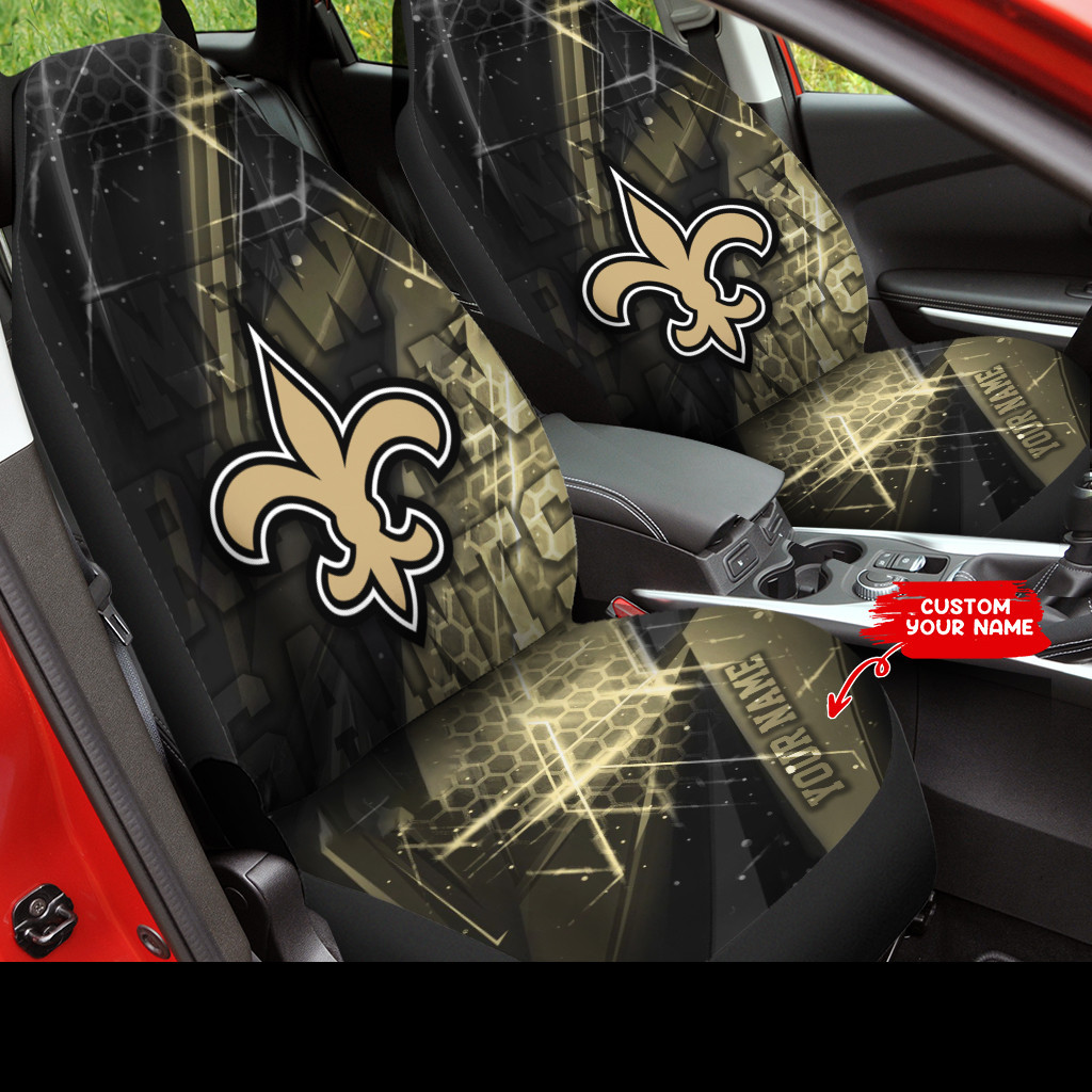 new orleans saints personalized car seat covers bg268 lykai