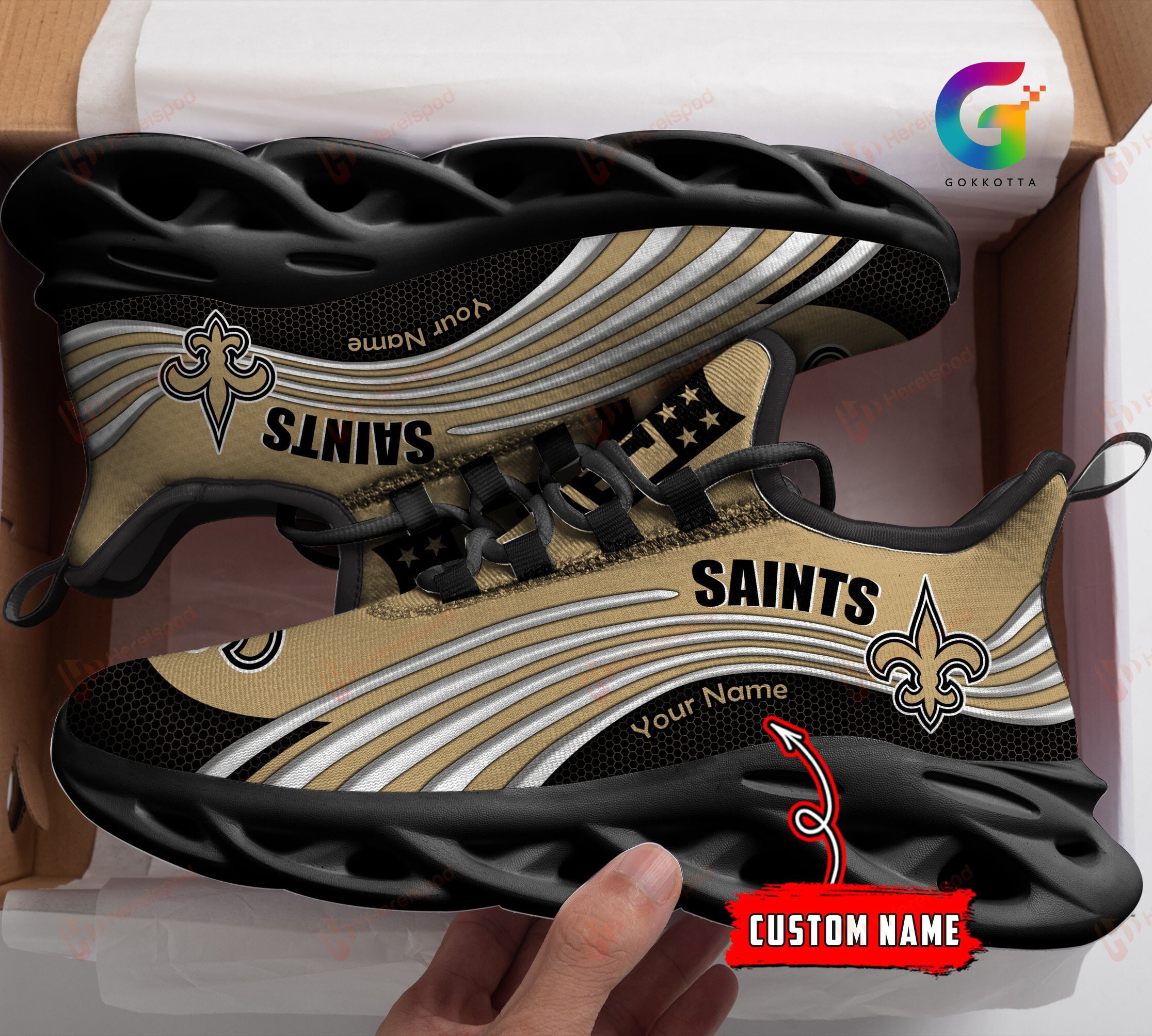 new orleans saints personalized yezy running sneakers 175 i1hpr