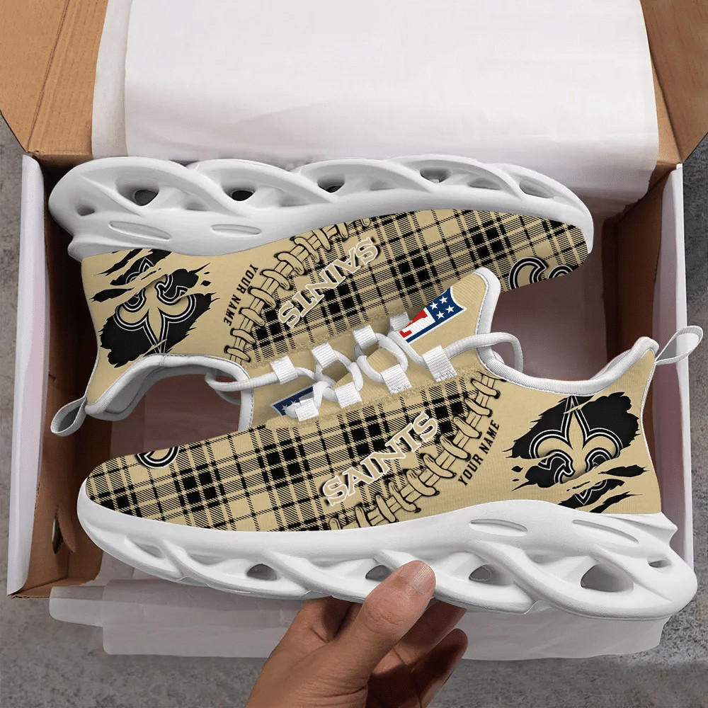 new orleans saints personalized yezy running sneakers spd297 agztq