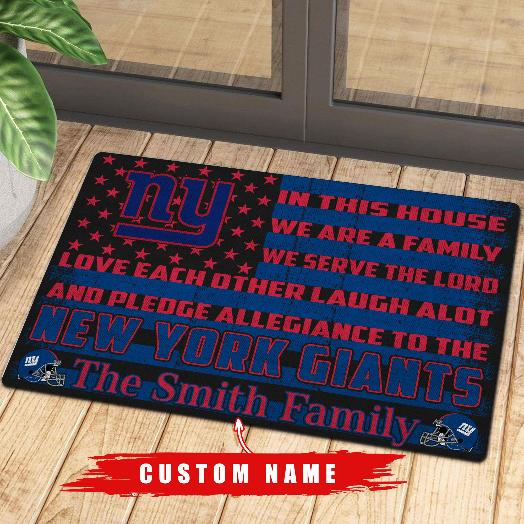 new york giants personalized doormat bg307 zx1yd