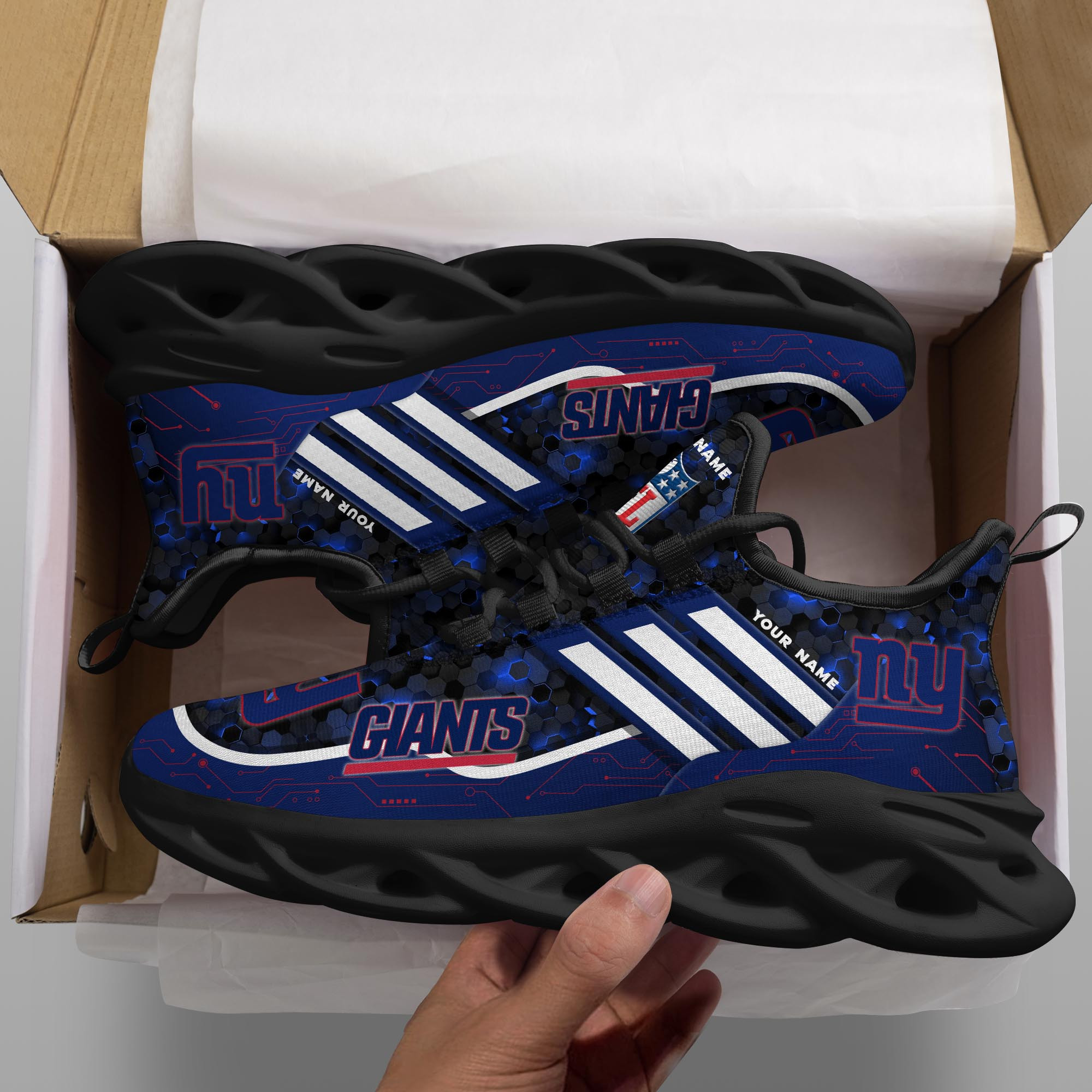 new york giants personalized yezy running sneakers spd662 cbyki